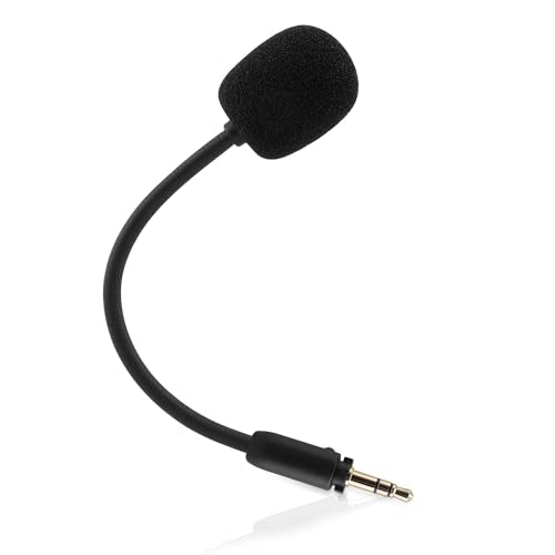 LEFXMOPHY Mic Replacement for Edifier Hecate G2 Gaming Headset 3.5mm Detachable Boom Microphone Piece with Foam