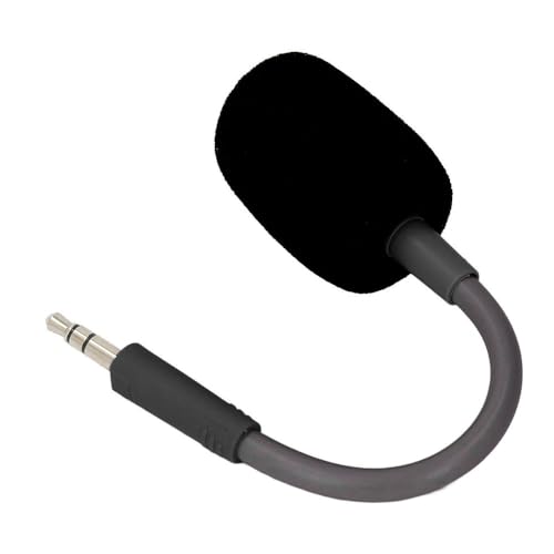 3.5mm Detachable Microphone Flexible Replacement Professional Boom Microphone for Barracuda X Gaming Headset(Black) - color: Black