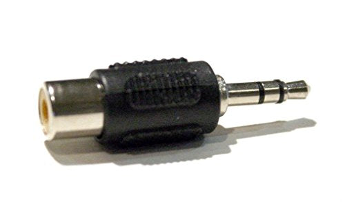 3.5mm (1/8 Inch) TRS Stereo Male to Mono RCA Female Adapter Jack Connector