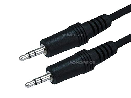 Monoprice 6inch 3.5mm Stereo Jack/Two 3.5mm Stereo Plug Cable