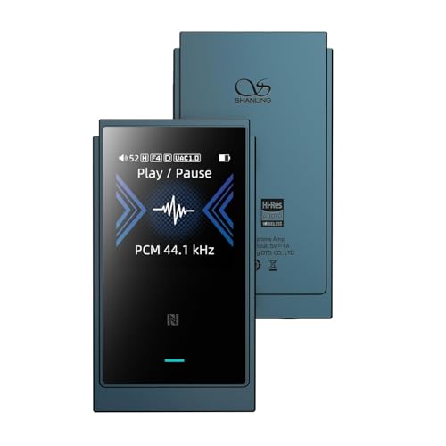 SHANLING UP6 Bluetooth Headphone Amplifier,USB DAC/AMP,Dual ES9069Q DAC,Support768kHz/32bit,DSD512,3.5mm+4.4mm Up to 626mW@32Ω,CVC8.0 HD Microphone,Music Mode/Game Mode/Car Mode (Blue+C-L Cable) - color: Blue+C-L Cable