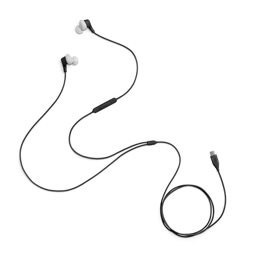 JBL Endurance Run 3 USB-C - Wired Sport Headphones - Black/Gray | FlipHook technology for versatile wearing style, IP65 dustproof and water-resistant, 3-button remote with microphone