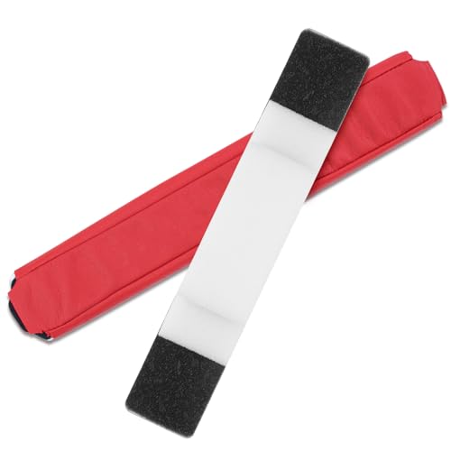 Alitutumao Replacement Earpads Ear Cushions Ear Cups Repair Parts for Monster Beats by Dr. Dre Pro Detox Headphones Memory Foam Ear Pads (Red Headband) - color: Red Headband
