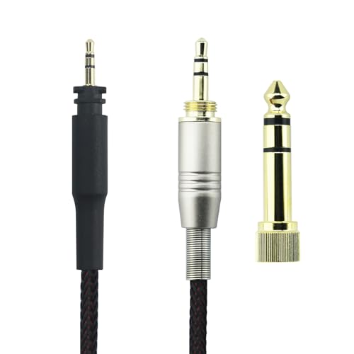 Replacement Cable for SHURE SRH840 SRH940 SRH440 SRH750DJ Headphones Braided Wire Audio Upgrade HiFi Stereo Cord 150cm/4.5ft