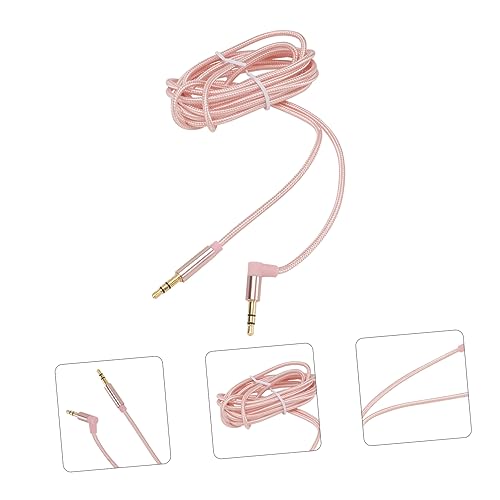 3.5mm Headphone Wire Audio Cable for Stereo Aux Cord for Car/Headphone/Phone Coiled Design Durable Construction