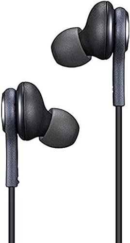 2025 New in-Ear Earbuds Stereo Headphones for Samsung Galaxy Z Fold6,S24S23S22S21S20 Note 10 10+ - with Microphone and Volume Remote Type-C Connector-Black