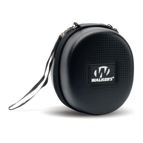 Walker's Razor Slim Electronic Earmuffs | Protective Case - color: Duck Camo