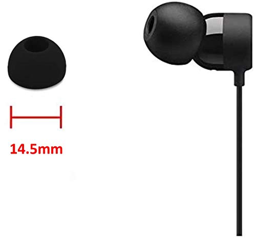 Zotech 20 Pcs Silicone Replacement Ear Buds Tips Black (Large) - size: Size: Large - Shape: Standard