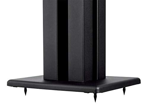 Monolith 28 Inch Speaker Stand (Each) - Supports 100 lbs, Adjustable Spikes, Compatible with Bose, Polk, Sony, Yamaha, Pioneer and Others, Black - size: 28 Inch