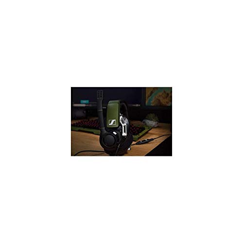 Sennheiser GSP 550 PC Gaming Headset with Dolby 7.1 Surround Sound, Flip-to-Mute microphone, USB connectivity for Dekstop and Laptop compatibility, Open-back ear cups, breathable fabric Headset, black