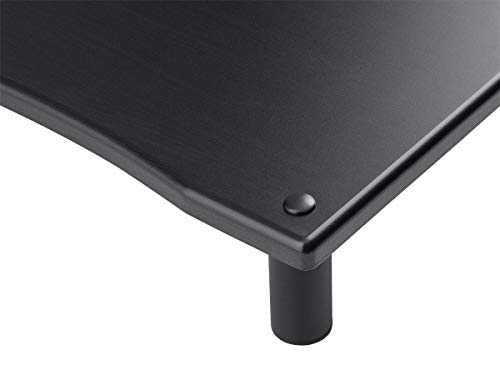 Monolith Amplifier/Component Stand XL - Open Air Design, Scratch-Resistant, Hold up to 200Lbs., Perfect Way to Organize AV Components, Black