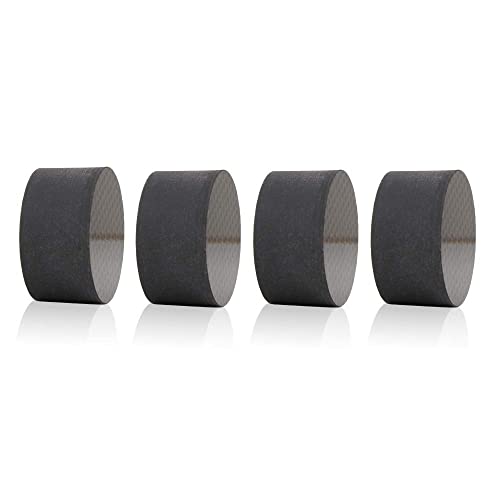 Monosaudio Carbon Fiber Speaker Spike Floor Protectors Speaker Isolation Feet 40x20mm Speaker Spike Floor Protectors Pad Stand for Audio,Speakers,Subwoofers,Amplifier,DAC,PC Case,Turntable(Black) - size: 40x20mm