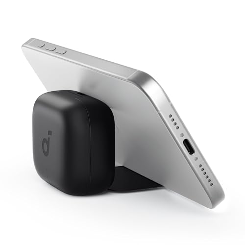 Soundcore P30i by Anker Noise Cancelling Earbuds, Hands-Free Viewing | Strong and Smart Noise Cancelling, Powerful Bass, 45H Playtime, 2-in-1 Case and Phone Stand, IP54, Bluetooth 5.4 - color: Black