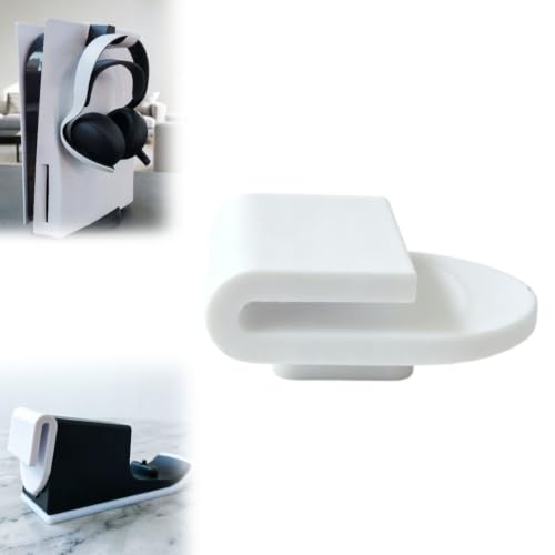 Headset Charging Clip Mount Compatible with PS5 Pulse Elite Headse (White) - color: White