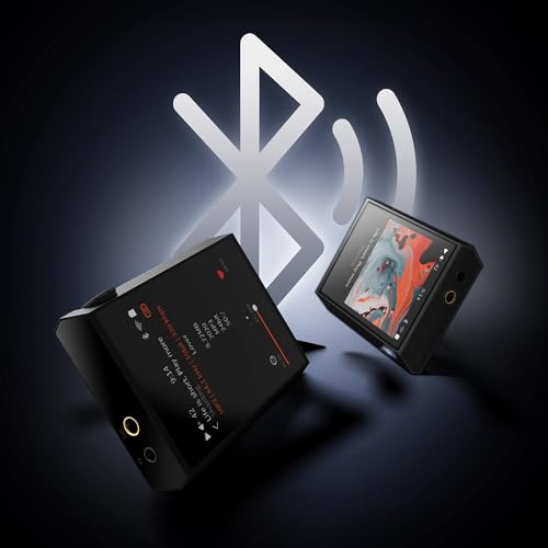 SHANLING M1 Plus Protable Music Player M1Plus MP3 High-Definition Lossless ES9069Q DAC Dual SGM8262 Amplifier PCM768 DSD512 Bluetooth 5.2 LDAC WiFi DLNA Black - color: Black