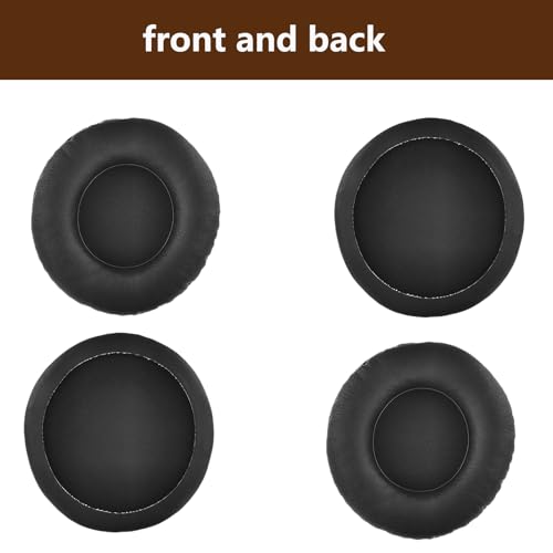 Replacement Ear Pads, Compatible with Pioneer HDJ-X5 HDJ-X7 HDJ-X10 Headphones. Soft Protein Leather and high-Density Memory Foam, one Pair of Headphone Replacement Ear Pads (Black)