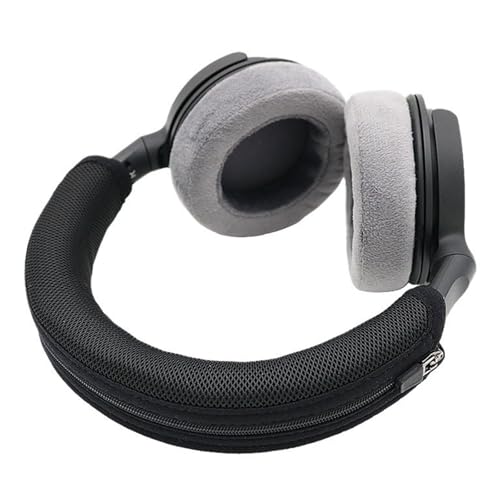 Headphone Headband Cover Sleeve for DT270PRO Sweat Absorbent Design with Zippers Closure Antislip Feature Breathable Headband Sleeve for Headphones - color: Gray