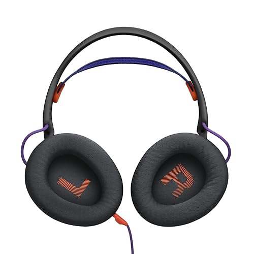 JBL Quantum 250 Wired Gaming Headset Spatial Sound Mic - Black | Plug And Play 3.5mm Connection For PC, Xbox, PlayStation, Switch, With Detachable Boom Arm And Lightweight Over Ear Comfort - color: Black
