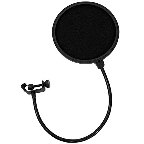 Warm Audio WA-87jr SE Large-Diaphragm Cardioid Condenser Microphone (Nickel) Bundle XLR-P20T Pro 20 ft XLR Microphone Cable, Pop Filter