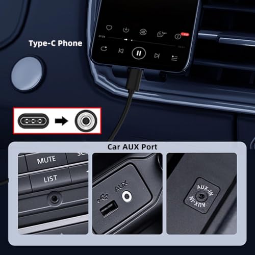 chenyang 2 Pack USB C to 3.5mm Headphone Plug/Jack Adapter Support Hi-Res 16bits 48KHz HiFi Sound Quality with DAC Chip - style: HiFi 48kHz/16bit USB C Female