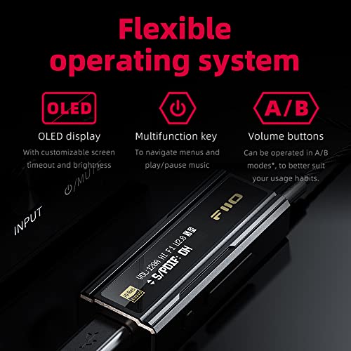 FiiO KA5 USB DAC Headphone Amp with 3.5mm and 4.4mm Outputs