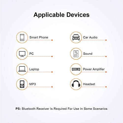 CableCreation Headphone Extension Cable + 2 Pack 3.5mm 1/8 Stereo Jack to 3.5mm Audio Male to Male Adapter Connectors