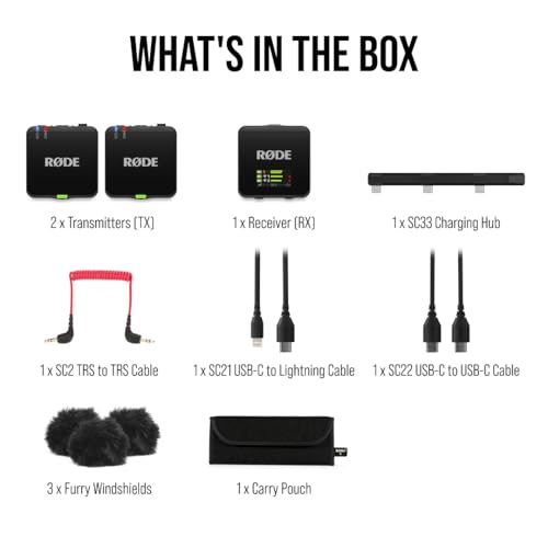 RØDE Wireless GO III (Gen 3) – Compact Wireless Mic – Pristine Audio, 32-bit Float Recording, Automatic Level Control, for Phones, Cameras and Computers (Black) | 32-bit Float Recording, Automatic Level Control, for Phones, Cameras and Computers (Black) -