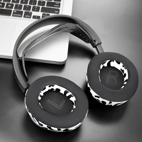 SOULWIT Cooling-Gel Replacement Earpads for Steelseries Arctis Nova Pro Wired, Nova 1/1X/1P/3/3P/3X/4/4P/4X/5/5P/5X/7/7X/7P Headphones, Ear Pads Cushions with Noise Isolation Foam - Snow Leopard - color: Snow Leopard