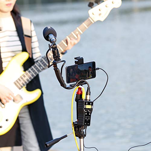 Saramonic 2-Channel Audio Interface w/XLR, 1/4" & 1/8" for Apple iPhone & iPad with Lightning (SmartRig+Di)