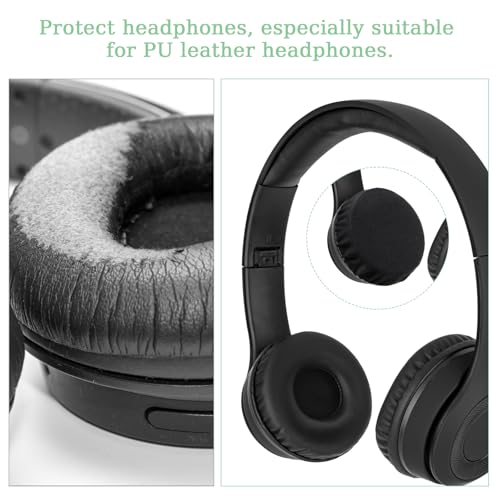 Fabric Headphone Ear Covers,3 Pairs Fit 1.96" to 4.3 Stretchable | Washable, Earcup Cotton Nylon, Headphone Protector Sweat Headset Cloth,Covers for Ears - size: Small Size