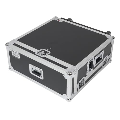 ProX XS-AHQU24DHW ATA Digital Audio Mixer Flight Case for Allen and Heath QU-24 Console with Doghouse compartment and Caster wheels