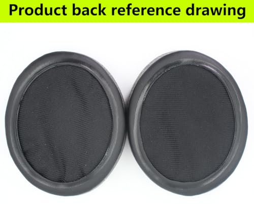 Replacement Ear Pads Compatible with Sennheiser HD4.50BT Hessian Grey | for Sennheiser HD4.50BTNC HD4.40BT Headphone Soft cotton/memory foam ear pads earmuffs - color: Linen grey