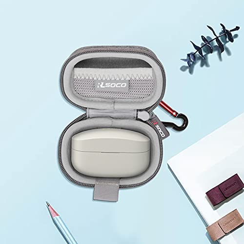 RLSOCO Carrying Case for Sony WF-1000XM4 Industry Leading Noise Canceling Truly Wireless Earbud Headphones - Grey (Case Only) - color: WF-1000XM4 Case Grey