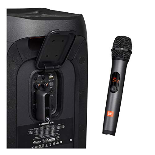 JBL Wireless Two Microphone System with Dual-Channel Receiver, Black (Renewed)