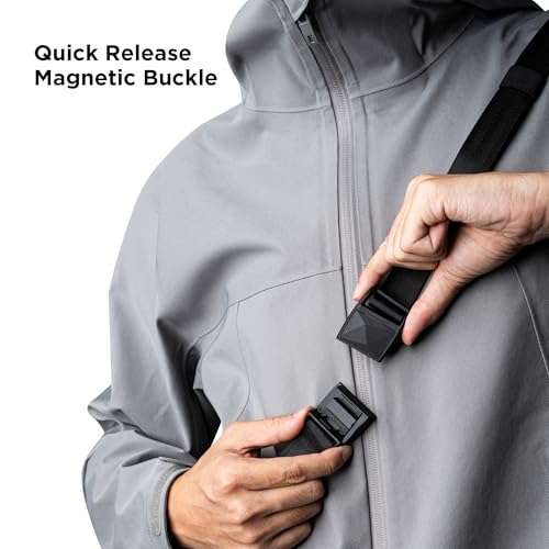 ALPAKA Elements Tech Case Tech Pouch 2.1L 케이블 백 그레이 X-Pac VX21 | 내후성 원단, YKK 아쿠아가드 지퍼, 탈착식 어깨끈, 전자 제품 및 액세서리에 이상적 - color: 회색.