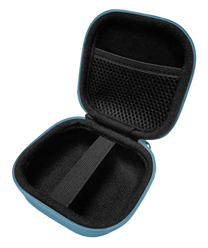 Feature Protective Case for Bose SoundLink Micro Bluetooth Speaker by WGear, Featured Design with mesh Pocket for Cable and Other Accessories, Elastic Strap to Secure Device (Stone Blue case) - color: Stone blue case