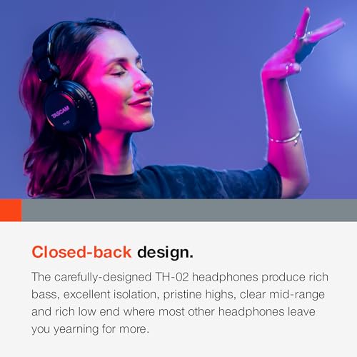Tascam CA-XLR2d-F and Studio Headphones Bundle