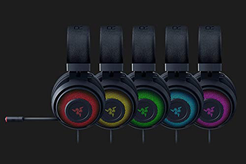 Kraken Ultimate - USB Surround Sound Headset with ANC Microphone (Active Noise-Canceling Microphone, Custom-Tuned 50 mm Drivers, THX Spatial Audio, Aluminum and Steel Construction) Black