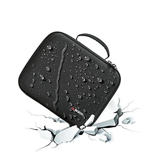 RLSOCO Hard Case Compatible With Shure MV7X / MV7+ / MV6 / MV7 / MV7i Podcast Dynamic Microphone & Shure SM7B / SM7dB Vocal Dynamic Microphone - color: Black