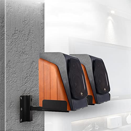 Speaker Stand Audio Stand Wall Mount Speaker Stand Surround Sound Wall Shelf Bookshelf Hanger for Home Theater, Office, Meeting Room Speaker Stands(22cm) - size: 22cm