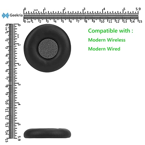 Geekria Replacement Ear Pads Compatible with Microsoft Modern Wireless/Wired Headphones, Repair Parts (Black)