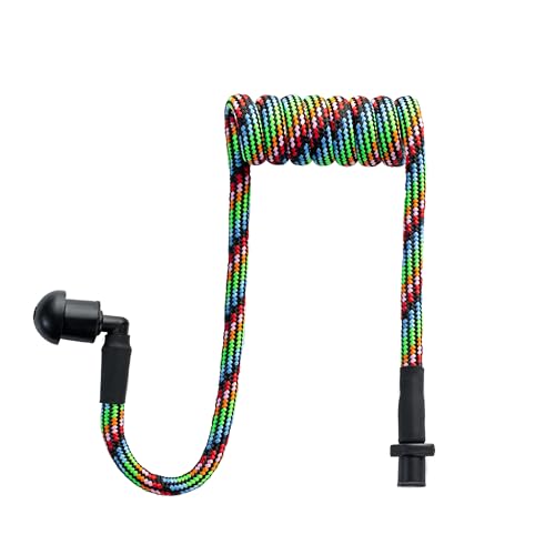 Acoustic Coil Tube Replacement Braided Nylon for Radio Earpiece Surveillance - color: DF/CTB-16