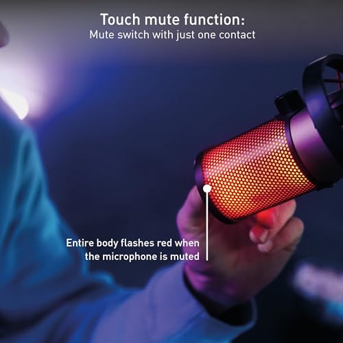 Cherry UM 9.0 PRO RGB, USB Microphone with RGB Lighting, for Gaming, Streaming, Podcast, ASMR, 4 Polar Patterns, Compatible with PC/Mac/PS4/PS5, Black/Copper - color: UM 9.0 RGB PRO