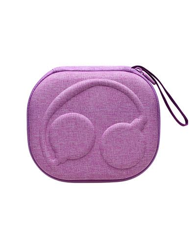XANAD Hard Case for Bose QuietComfort, QC Ultra, QC 45, QC 35, QC45 SE, QC SE or Skullcandy Crusher Evo, Hesh ANC, Hesh Evo, Crusher ANC 2, Crusher, Riff 2 Noise Headphones(Outer Purple+Inner Purple) - color: Outer Purple+Inner Purple