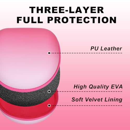 Kids Headphone Case, Gradient Peach (Case Only) | Compatible with Candy Bila, iClever, JBL, acer, JoySpark, MIDOLA, EarFun, IMYB, noot Products Kids Headphone - color: Gradient Peach