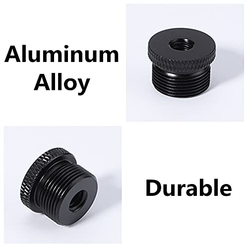 Mic Stand Adapter 1/4 Female to 5/8 Male Screw Thread Adapter Tripod Screw Adapter for Camera Monitor Microphone Stand