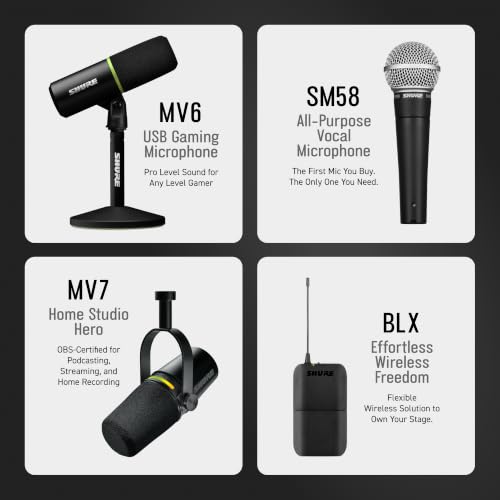 Shure Super 55 Deluxe Supercardioid Dynamic Vocal Microphone
