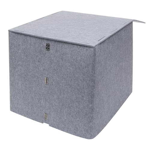 Desktop Soundproof Cover, 80x80cm Portable Vocal Isolation Booth with Acoustic Foam, Microphone Isolation Booth Cube, Noise Reducing Shield for Microphone, Streaming, and Office Privacy (Green) - color: Green