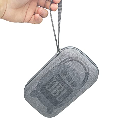JCHPINE Silicone Cover and Carrying Case for JBL Clip 4 Bluetooth Speaker - color: Grey