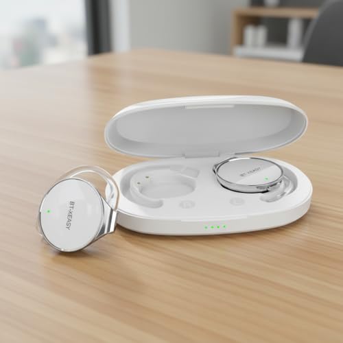 Open Ear Hook Headphones, 52Hrs Playtime Bluetooth Earbuds, Bluetooth 5.4, | On Ear Headphones, Clip-on Earphones Dual Device Pairing for Workout Office Travel - color: White